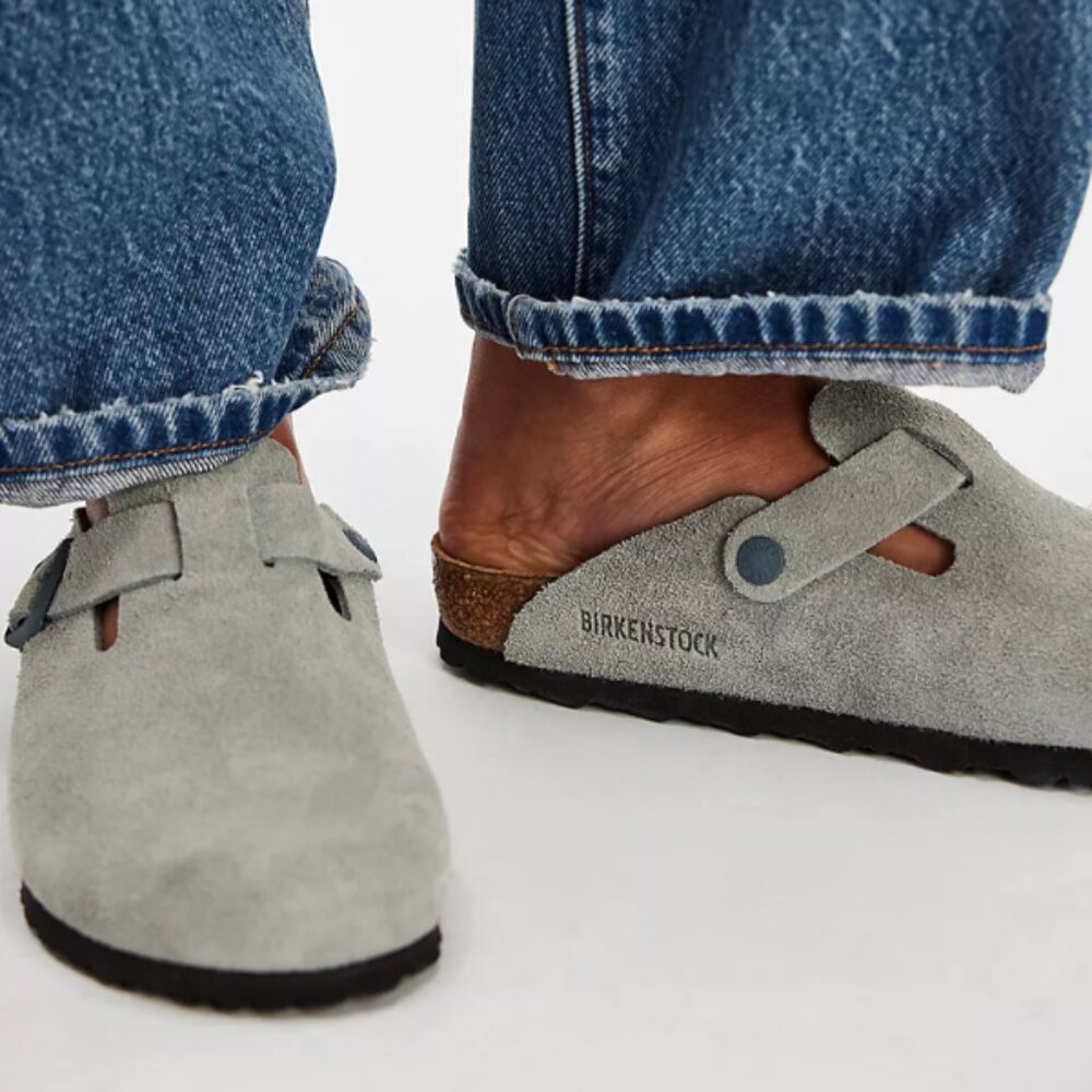 Birkenstock Boston Soft Footbed Clogs - Color Pure Sage